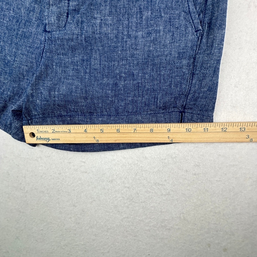 Old Navy Shorts Womens 2 Linen Blend High Rise Coastal Casual - Picture 6 of 8